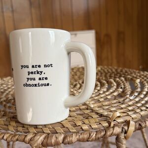 FISHS EDDY  Snarky Sayings 10oz Coffee Mug